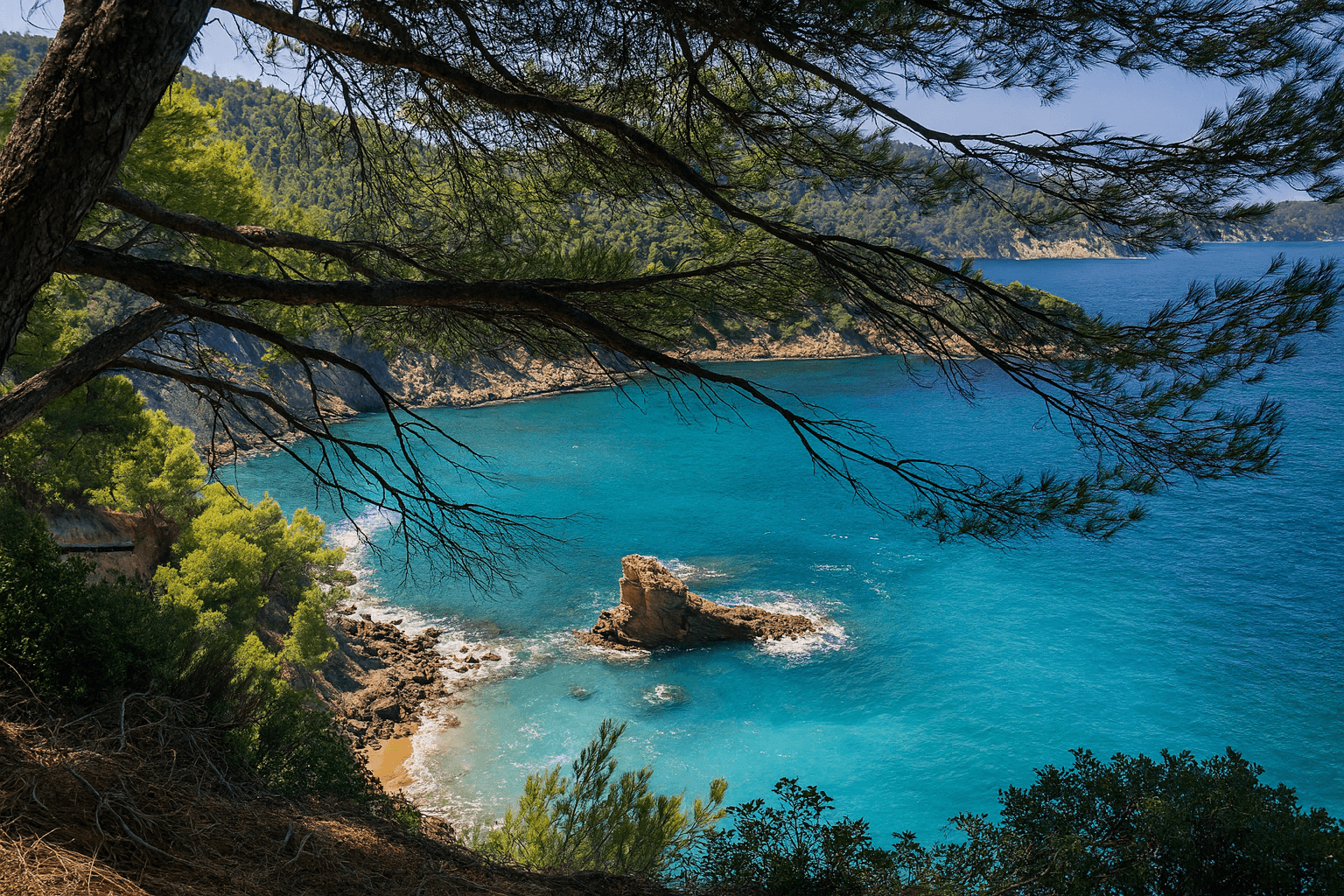 Scuba diving in Alonissos, Greece