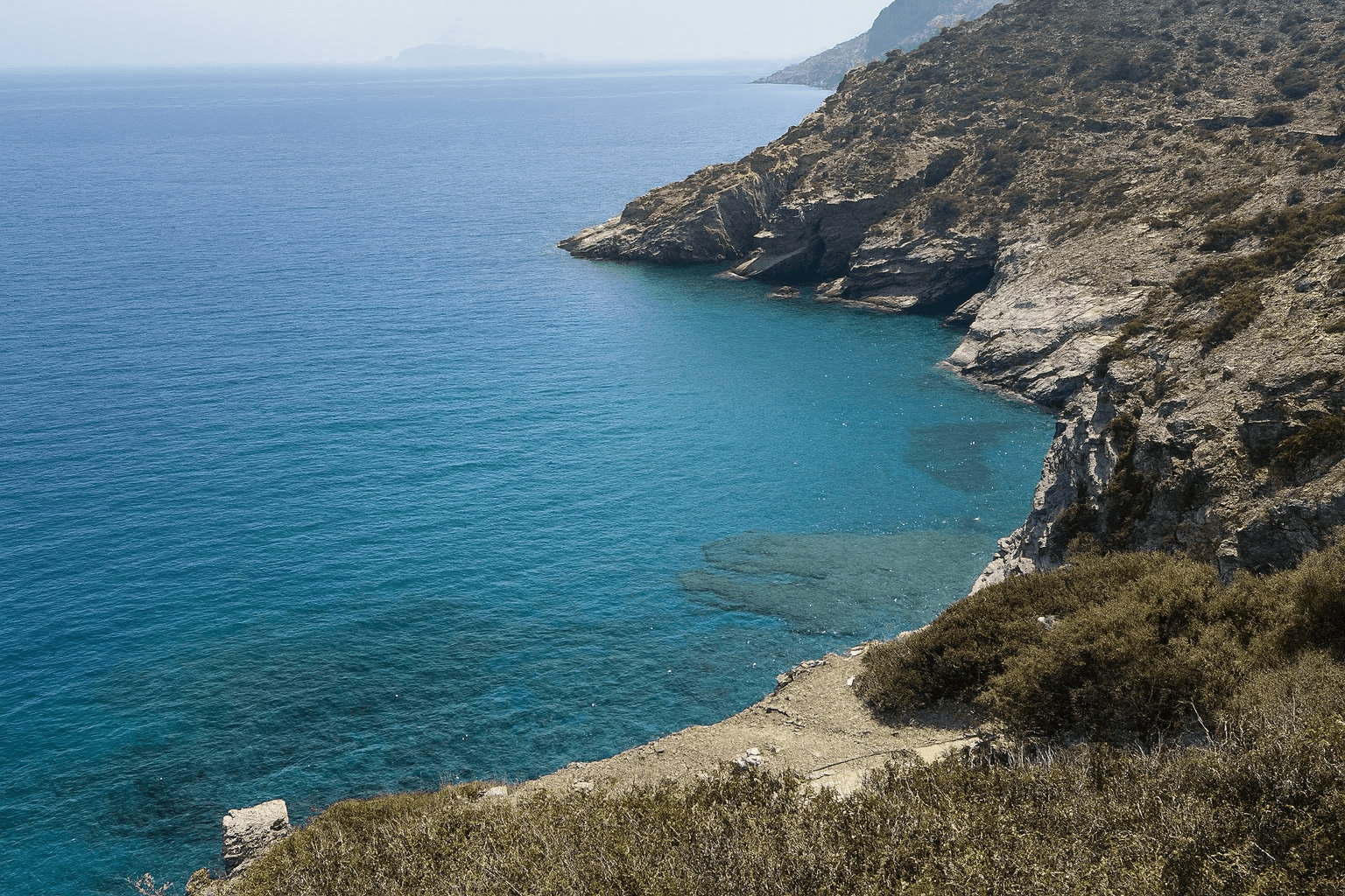 Scuba diving in Amorgos, Greece