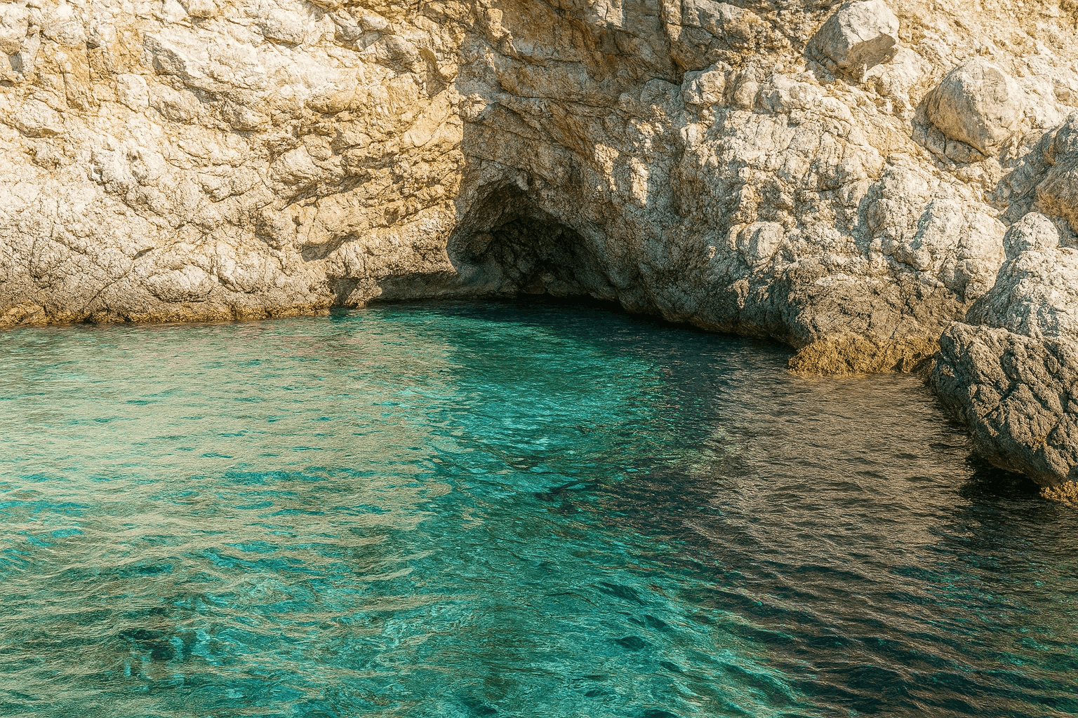 Scuba diving at Lučice Cave in Split