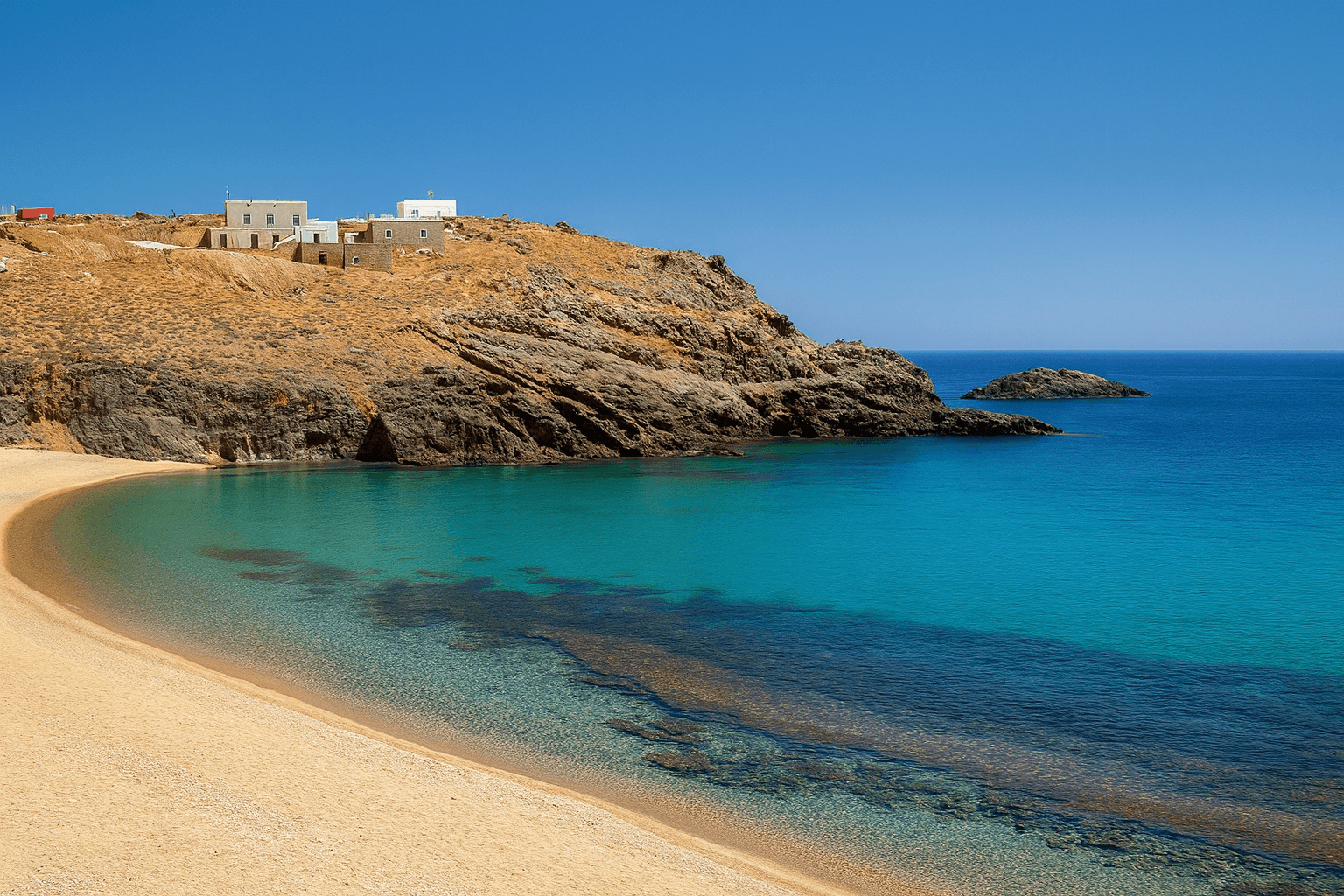 Scuba diving at Paradise Reef in Mykonos