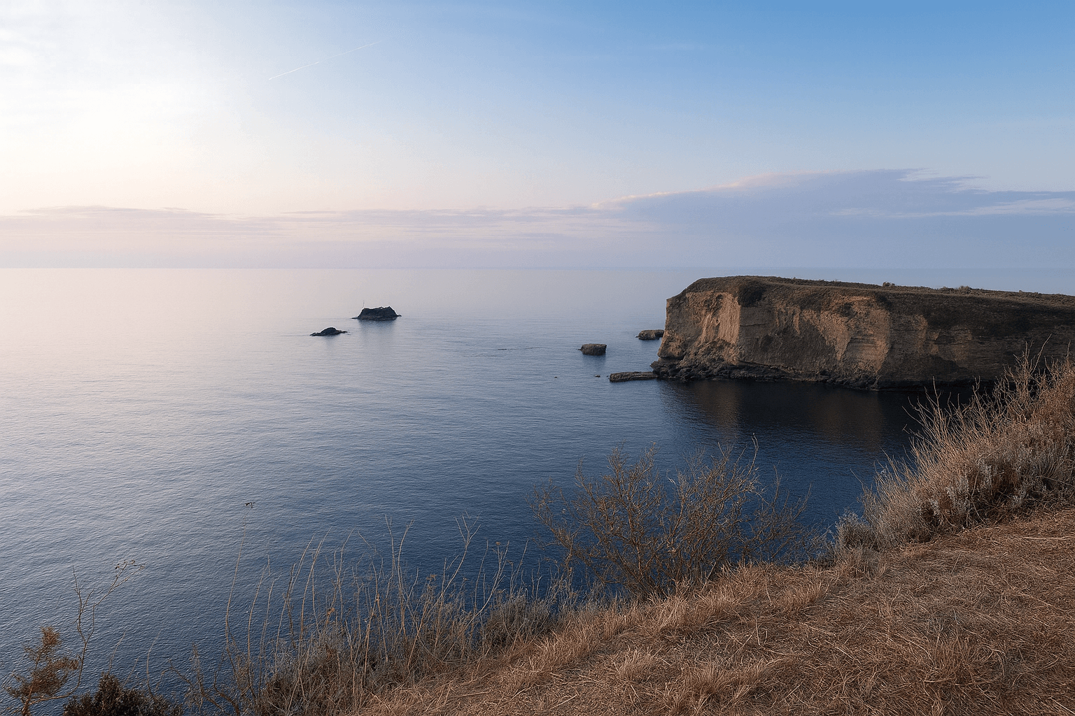 Scuba diving at Punta dell'Arco in Ventotene